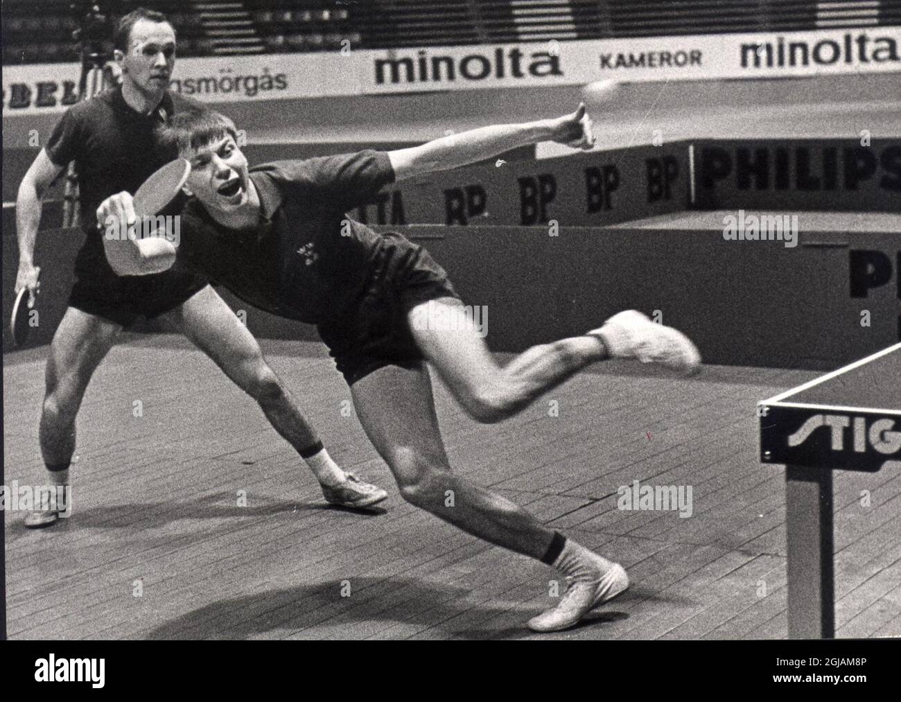 Doubles table tennis hires stock photography and images Alamy
