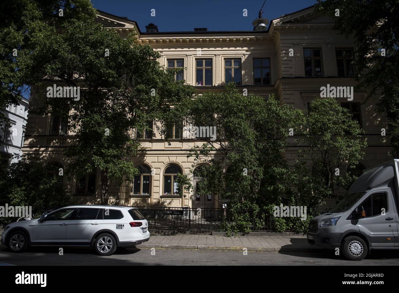 STOCKHOLM 20170621 Exterior picture of the preschool at Ostermalm in central Stockholm, where Prince Alexander of Sweden is supposed to start. Foto: Pontus Lundahl / TT / kod 10050  Stock Photo