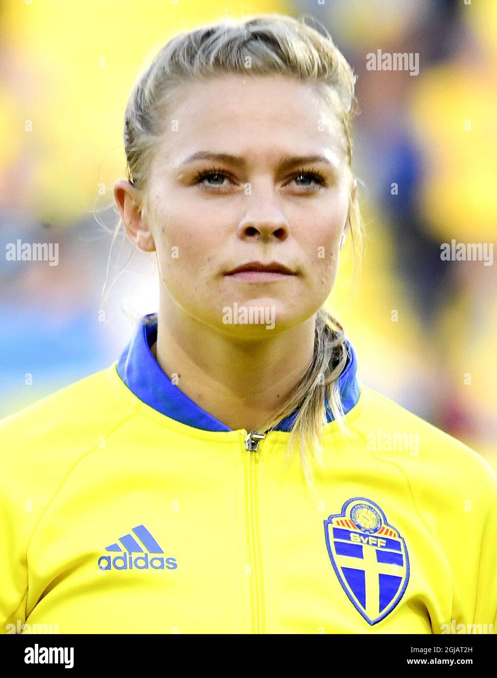 BREDA 2017-07-17 Fridolina Rolfo Sweden before the match versus Germany at the Rat Verlegh stadium in Breda , Netherlands Foto: Maja Suslin / TTkod 10300  Stock Photo