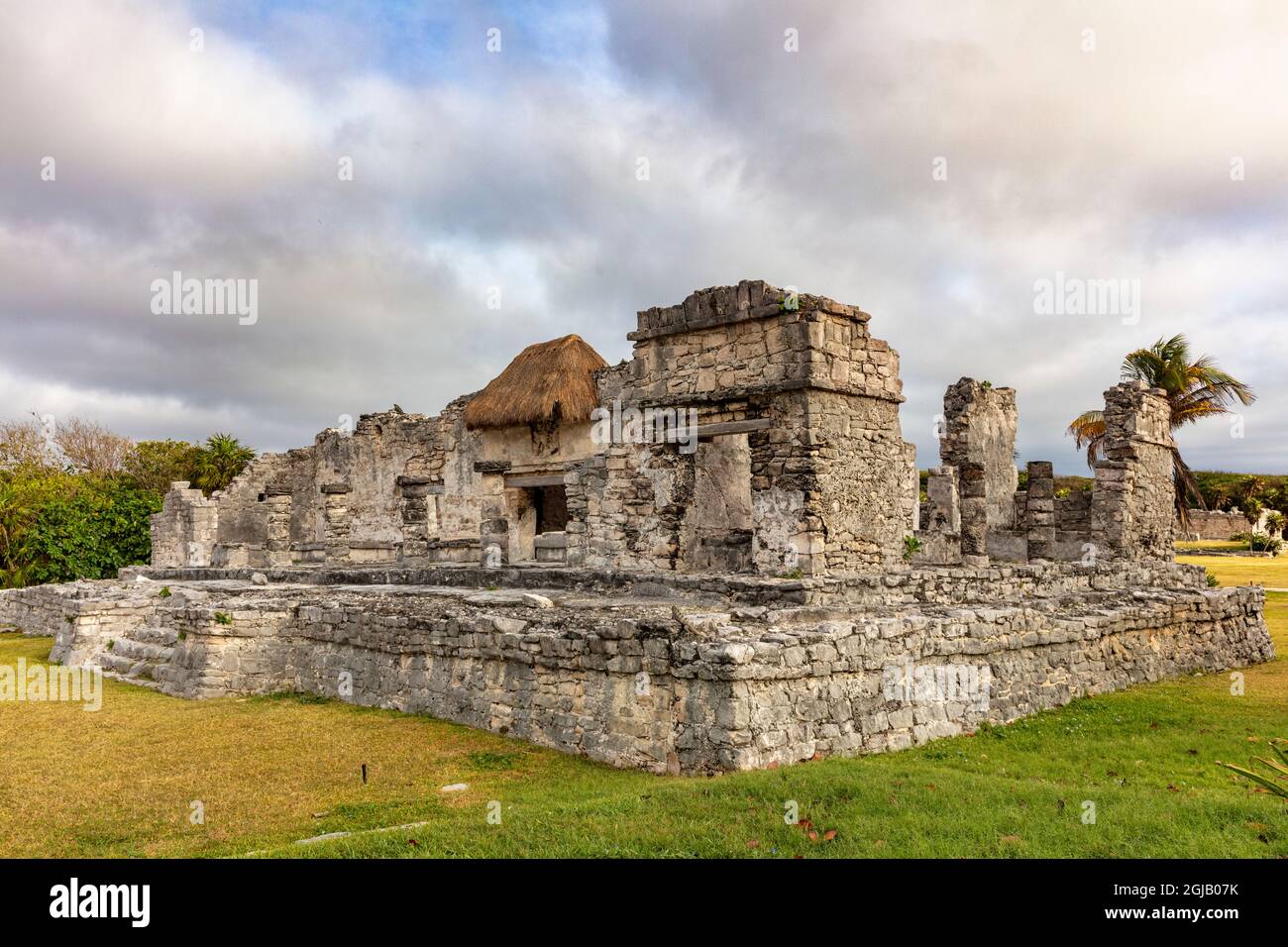 House of the Halach Uinic at Archeological Zone of Tulum Mayan Port ...