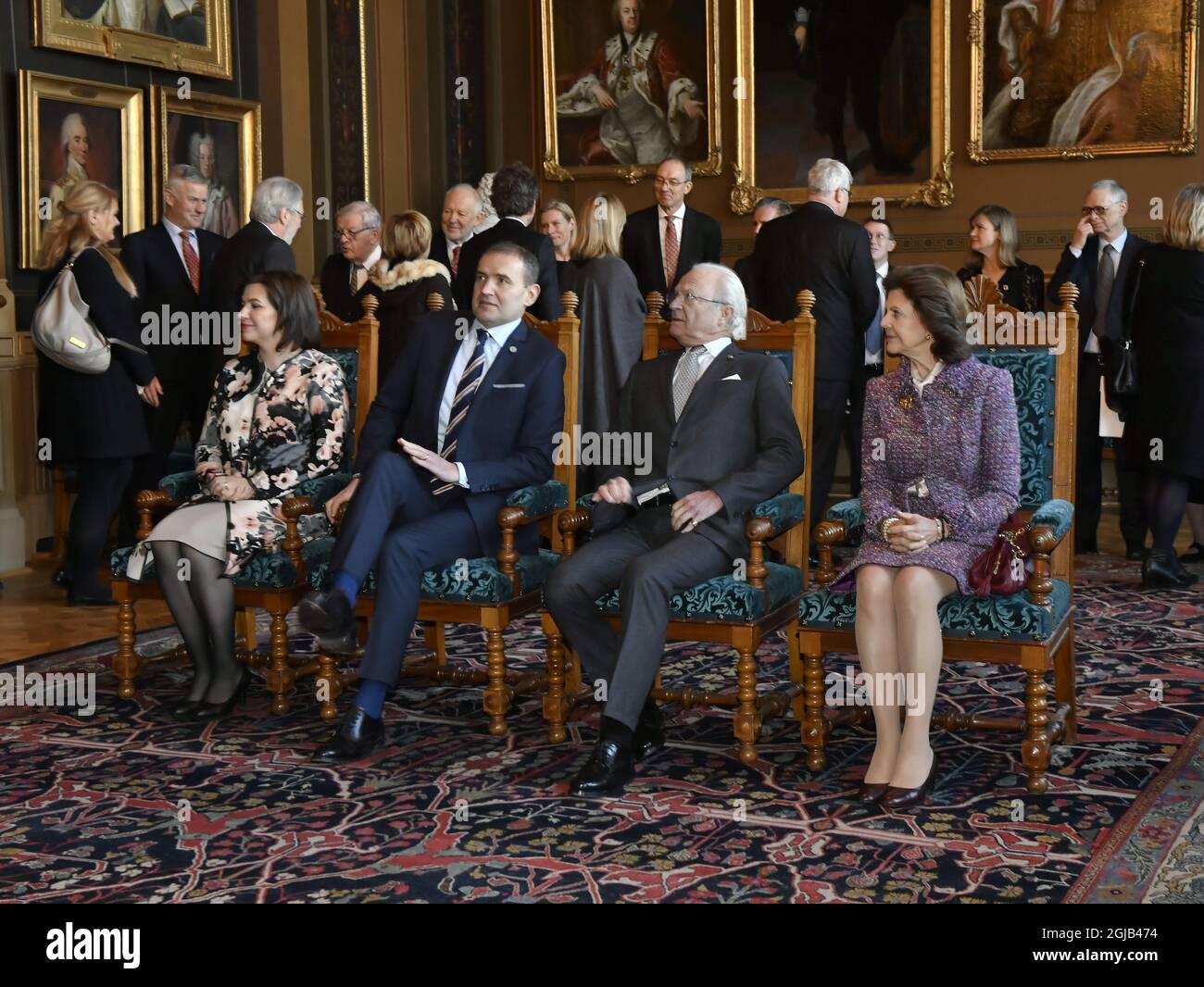 STOCKHOLM 20180119 Gudni Thorlacius Johannesson, the President of ...