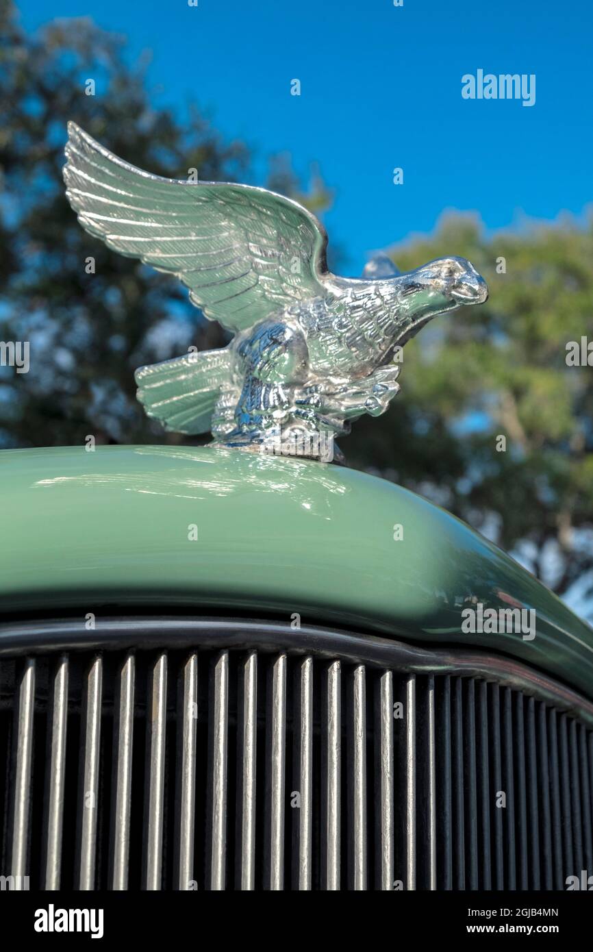 Flying Eagle hood ornament Stock Photo Alamy