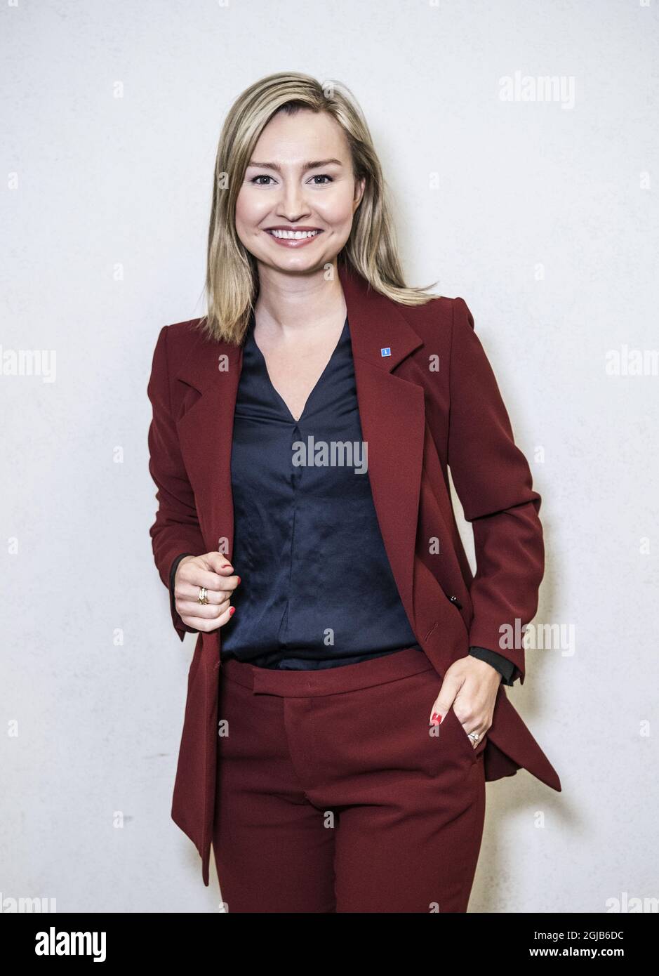 2018-01-18 Ebba Busch Thor, Chairman of the Kristdemokraterna, Sweden's  Christian Democratic party Foto: Tomas Oneborg / code 30142 Stock Photo -  Alamy