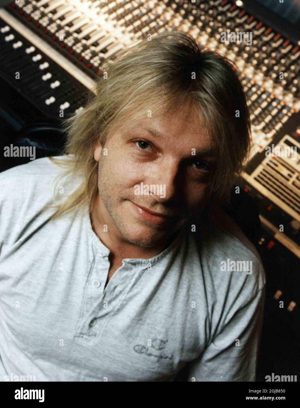 Music producer and songwriter Denniz Pop (Dag Volle). Denniz Pop was known  as a producer and songwriter to Ace of Base and Dr Alban Stock Photo - Alamy