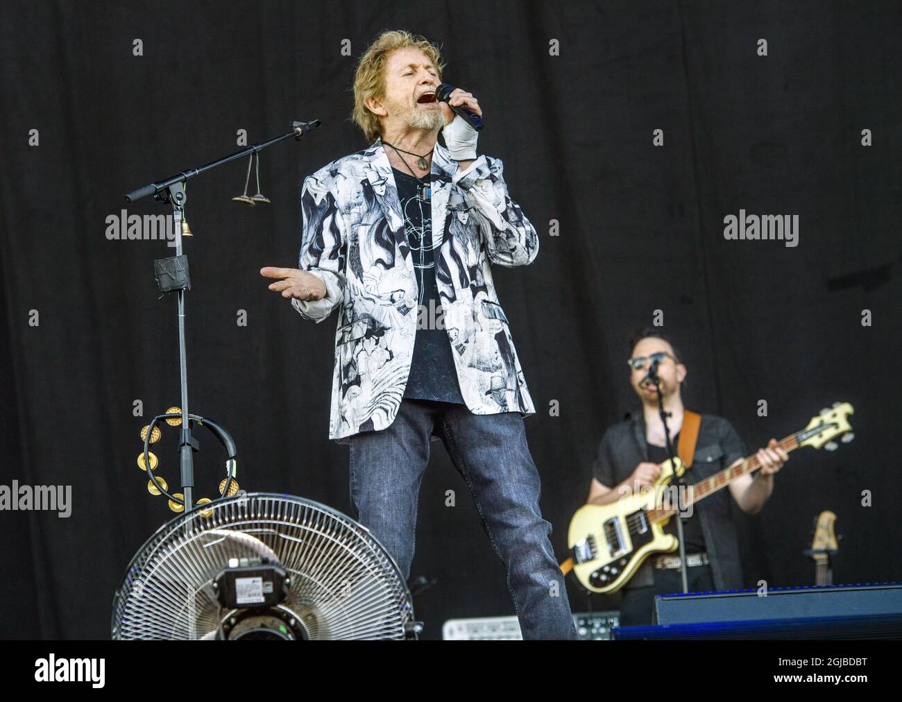 SOLVESBORG 20180609 YES featuring ARW (YES Featuring Jon Anderson, Trevor Rabin, Rick Wakeman) performs during the Sweden Rock Festival in Norje, outside Solvesborg in southern Sweden, on June 09, 2018. Photo: Claudio Bresciani / TT / code 10090  Stock Photo
