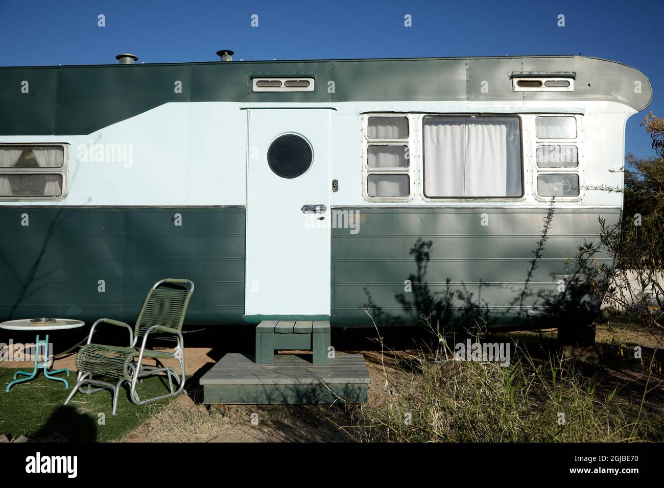 Bisbee, Arizona. Shady Dell vintage trailer park. A motel made up of a