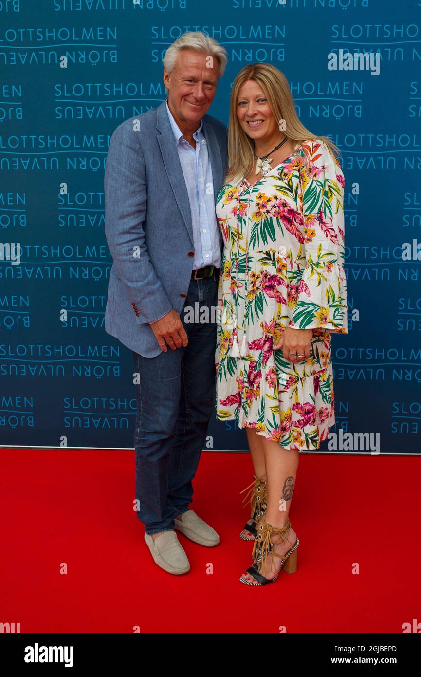 VÃ¤stervik 20180717 Former tennis player Bjorn Borg and wife Patricia  arrive to the premiere of Mama mia - Here we go again in VÃ¤stervik south  of Sweden. Poto: Ivan Da Silva/ Zap