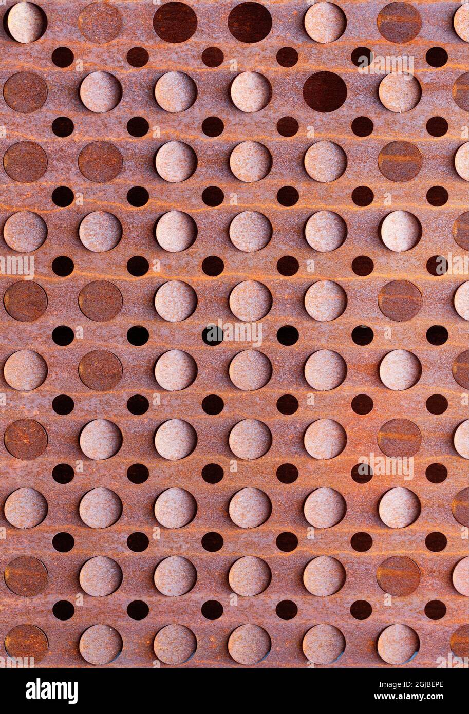 Metal sheet round holes texture hires stock photography and images Alamy