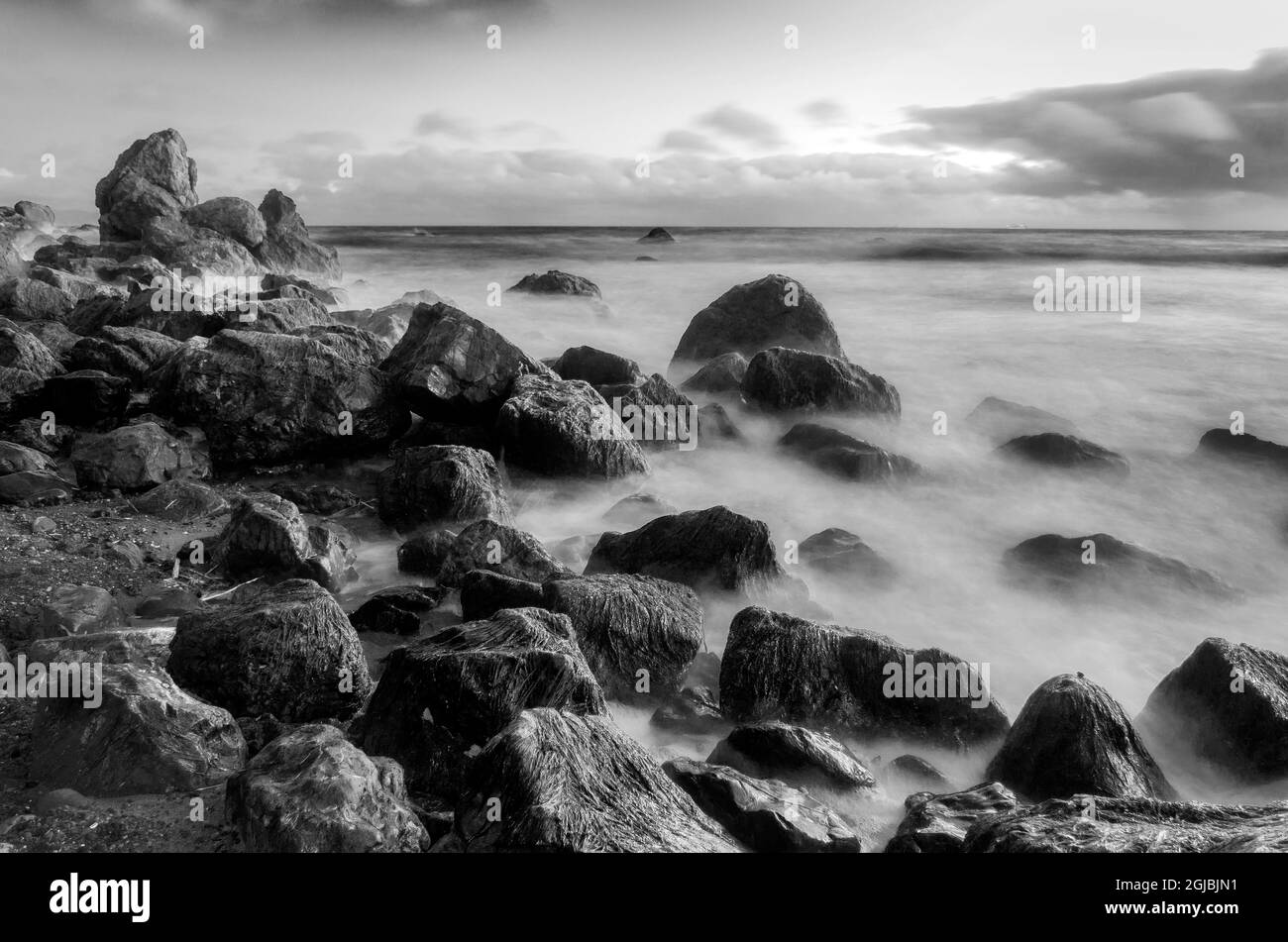 Muir Beach Dusk, Marin County, California, USA Stock Photo Alamy