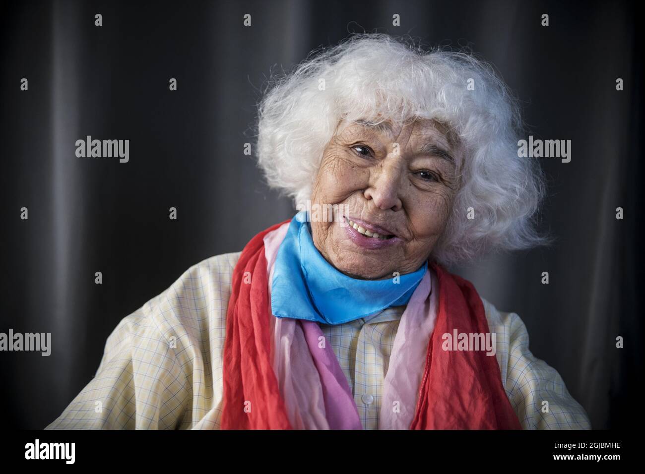 Nawal El Saadawi, Egypt, writer, Physician political activist and feminist . Foto: Staffan Lowstedt / SvD / TT / Kod: 30312 Stock Photo