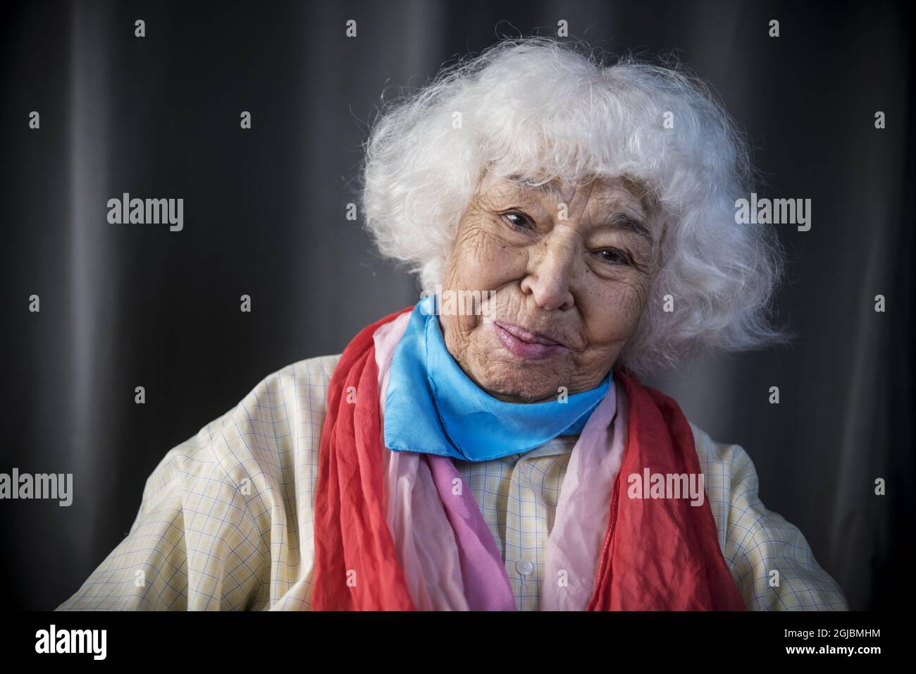 Nawal El Saadawi, Egypt, writer, Physician political activist and feminist . Foto: Staffan Lowstedt / SvD / TT / Kod: 30312 Stock Photo