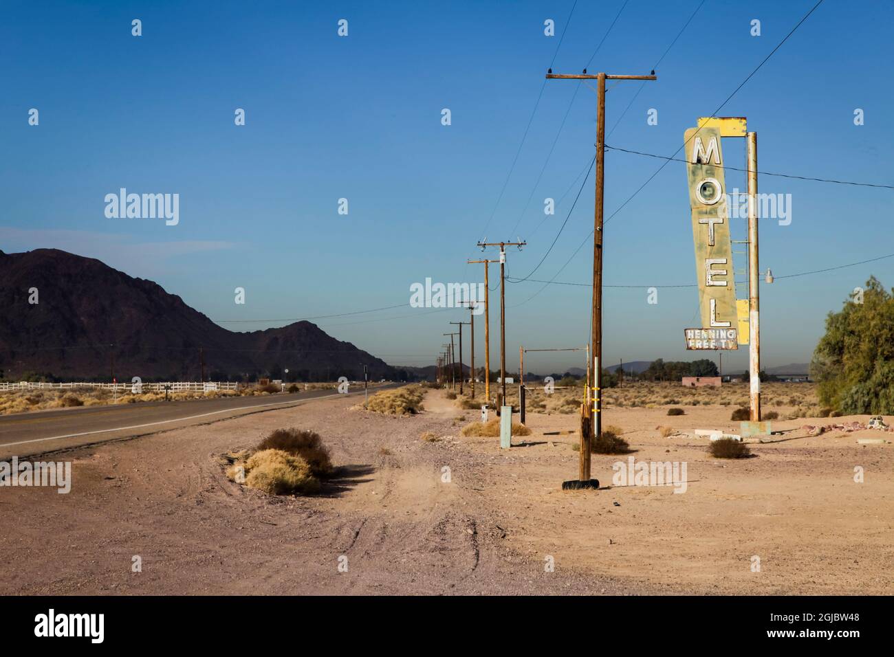 Newberry Springs, California, USA. Route 66 Stock Photo Alamy