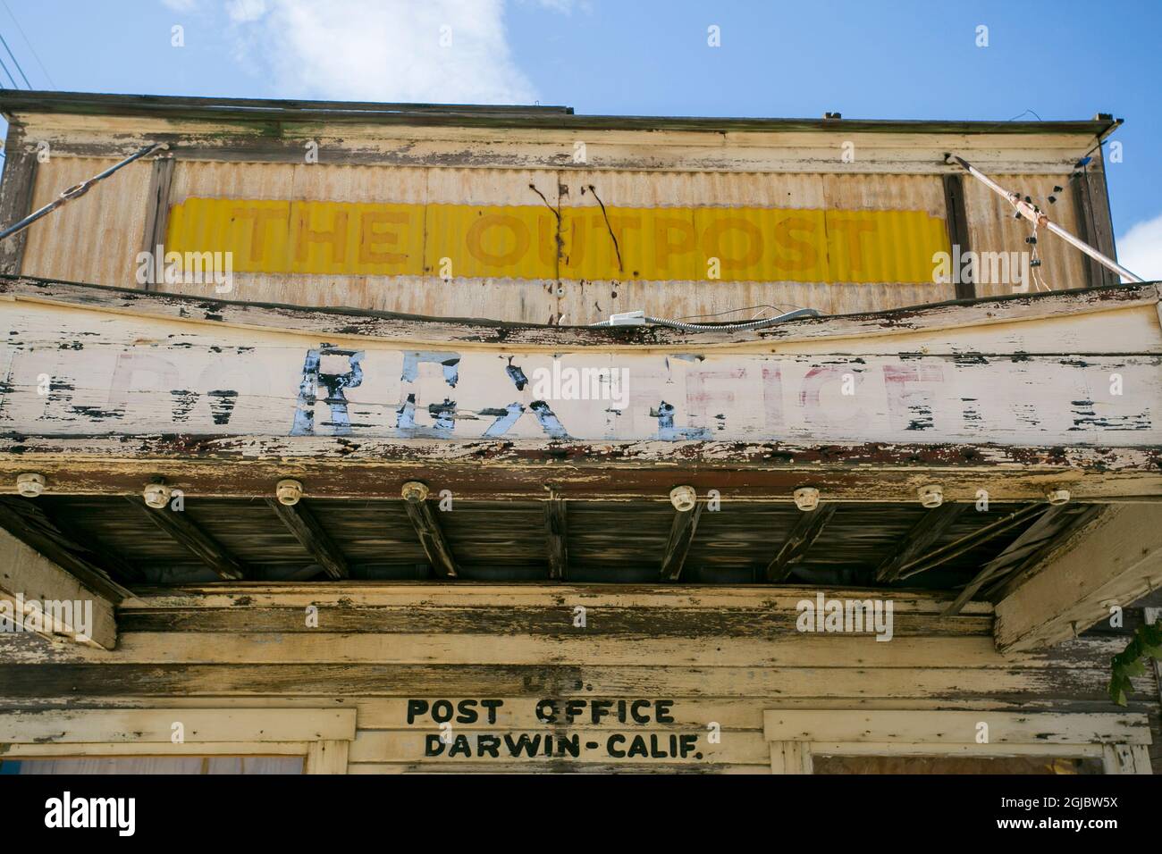 Darwin, California, USA. Living ghost town Stock Photo Alamy