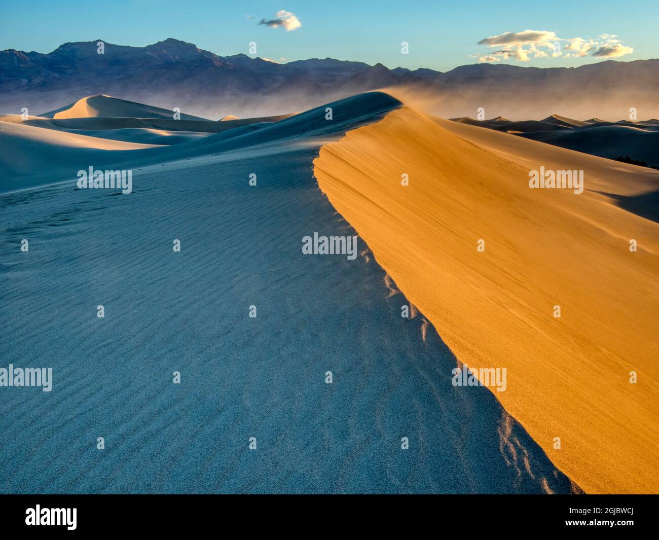 USA California Death Valley National Park Mesquite Flat Sand Dunes 