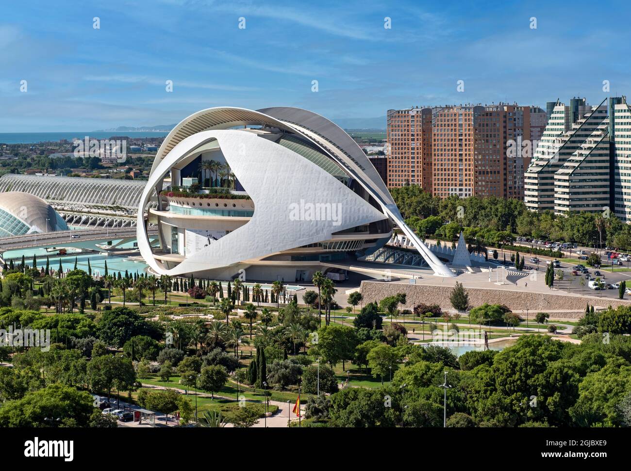 Palace of the Arts (Palau de les Arts Reina Sofía), City of Arts and Sciences, Valencia, Spain