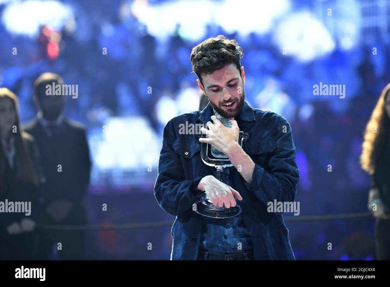 Duncan Laurence of the Netherlands is the winner of the Eurovision Song Contest 2019 in Tel Aviv, Israel, May 18, 2019 Photo: Henrik Montgomery / TT kod 10066  Stock Photo