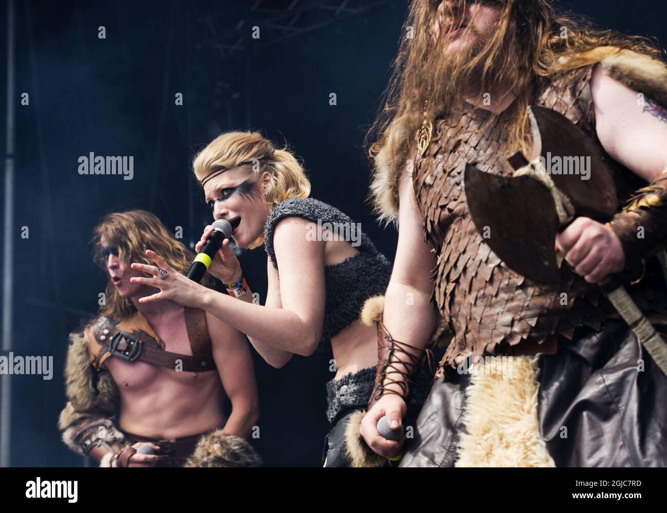 Sweden Rock Festival 2019. Ylva Eriksson, Brothers of Metal. 2019-06-08 (c)  NILSSON RICKARD / Aftonbladet / TT * * * EXPRESSEN OUT * * * AFTONBLADET /  85703 Stock Photo - Alamy