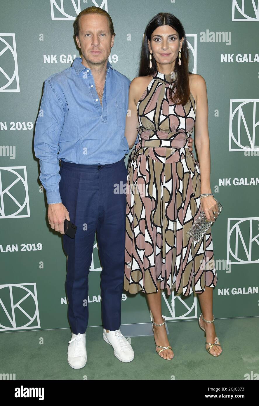 Oscar Engelbert Giovanna Battaglia Engelbert the NK Gala Honory Award 2019 Stockholm Sweden 2019 06 12 c Karin TA rnblom TT Stock Photo Alamy