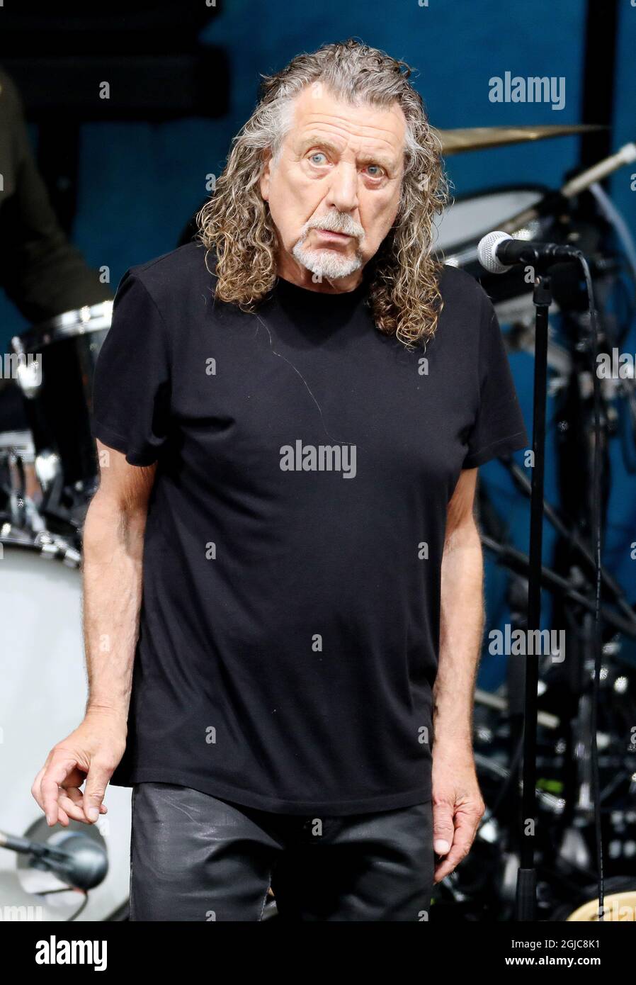 Robert Plant, in concert, Grona Lund, Stockholm, 2019-06-13 (c) Mattias  Hansson / TT Kod 2832 Stock Photo - Alamy