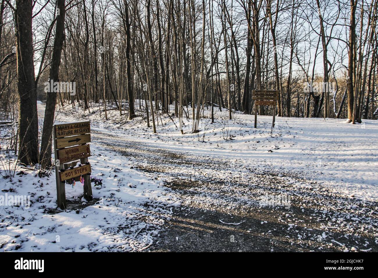 Abigail Williams (13) and Liberty German (14) were found dead near the Moron High Bridge Trail in 2017. The two girls disappeared when they were out walking in the hometown of Delphi, Indiana, Their bodies were discovered a day later.  Stock Photo