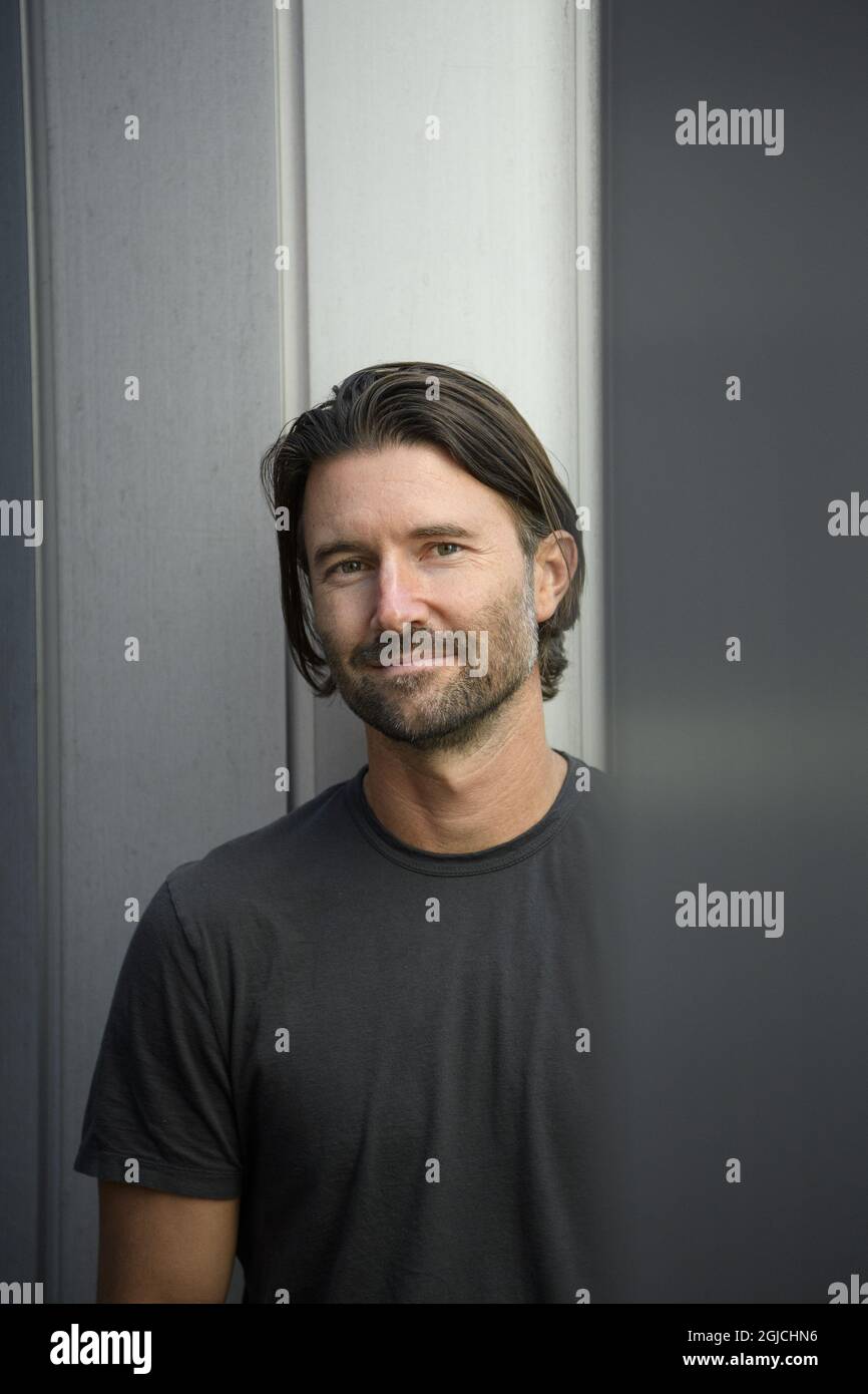 Brandon Jenner, singer-song-writer and son of Caitlyn Jenner on visit to Stockholm, Sweden, September 17, 2019 Foto: Jessica Gow / TT / Kod 10070 Stock Photo