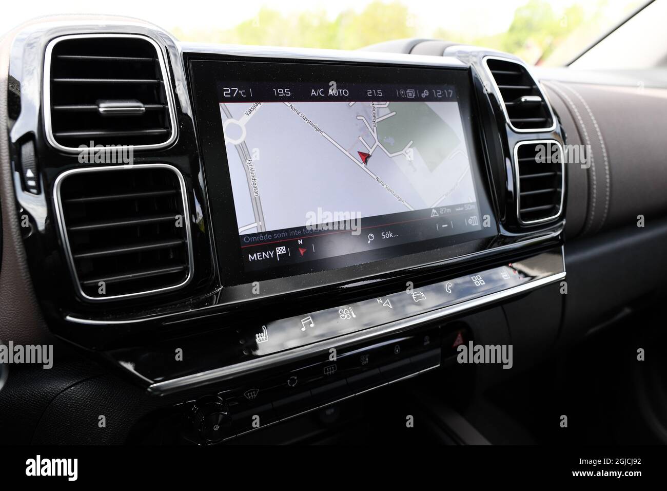 GPS Navigation Screen Steel Glass Film For Citroen C5 Aircross