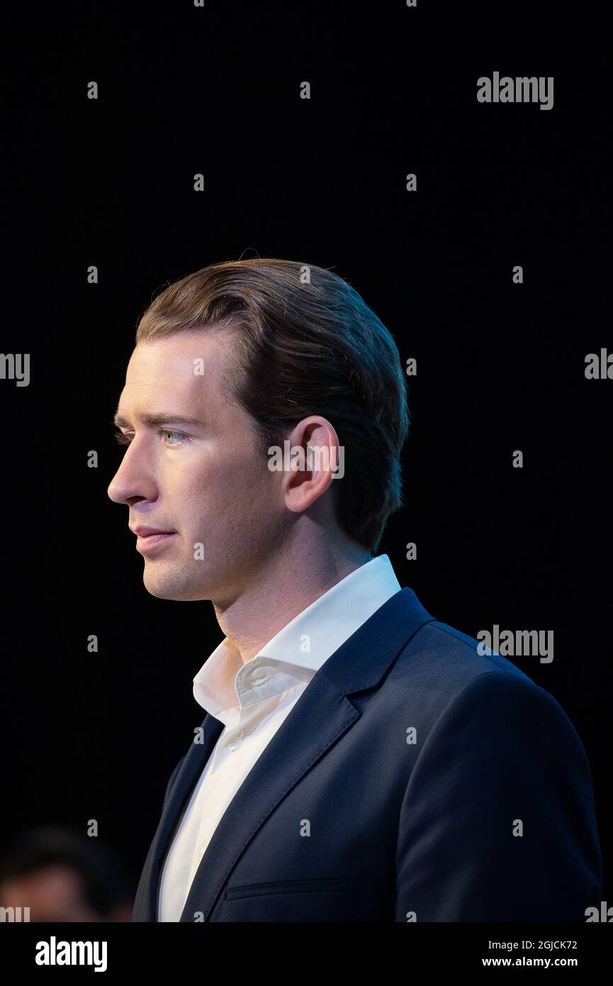 Sebastian Kurz, chairman of the Austrian People's Party Foto: Kevin Chang / TT / Kod: 3000  Stock Photo