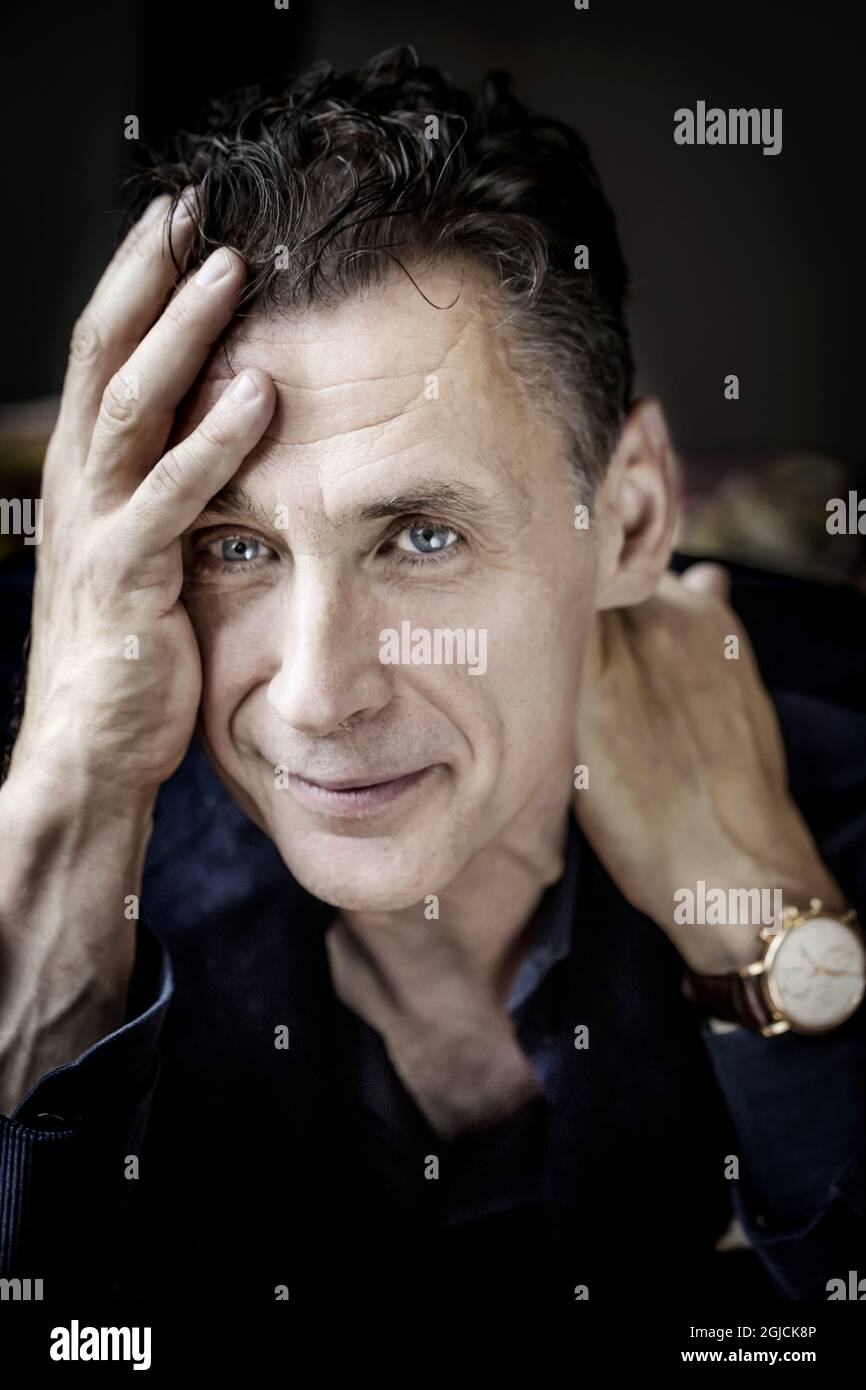 David Lagercrantz writer Sweden. Millenium books Stieg Larsson Foto