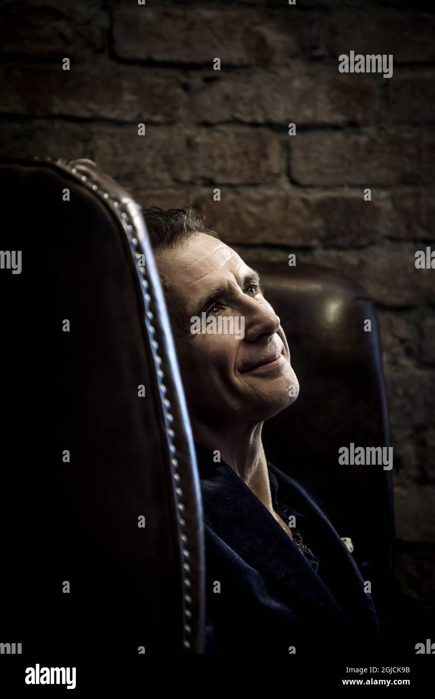 David Lagercrantz writer Sweden. Millenium books Stieg Larsson Foto