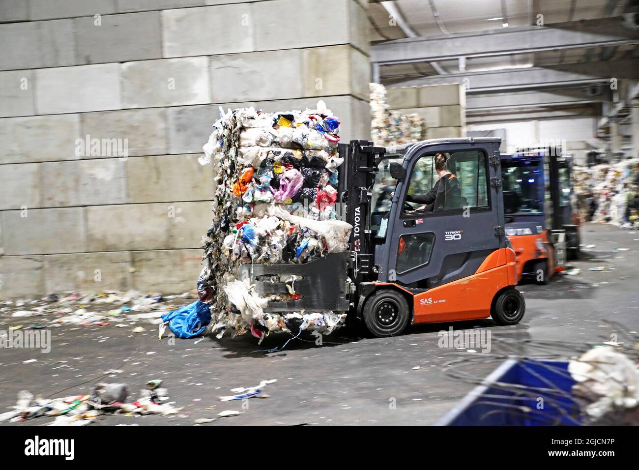 recycling, plastic recycle plastic packaging climat Foto Jeppe ...