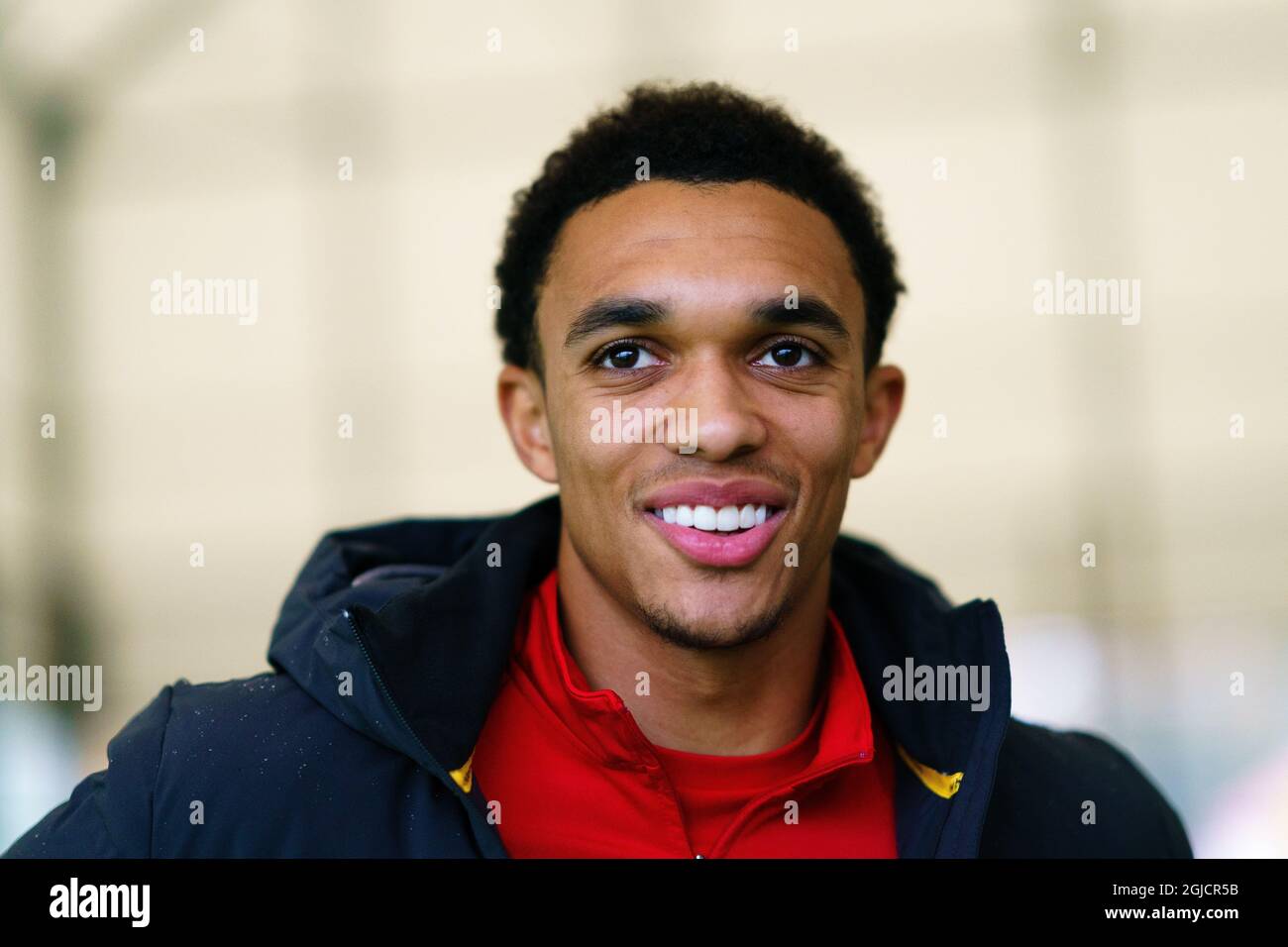 Trent AlexanderArnold football player in Liverpool FC, at Melwood in