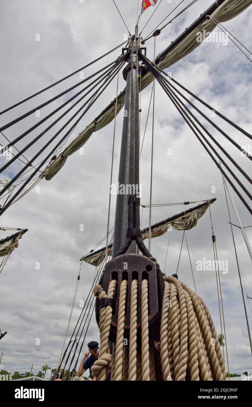 Nina ship replica hi-res stock photography and images - Alamy
