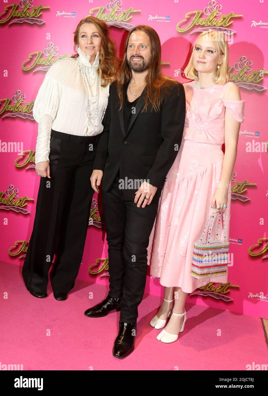 Famous Swedish music producer Max Martin with wifeJenny and daughter