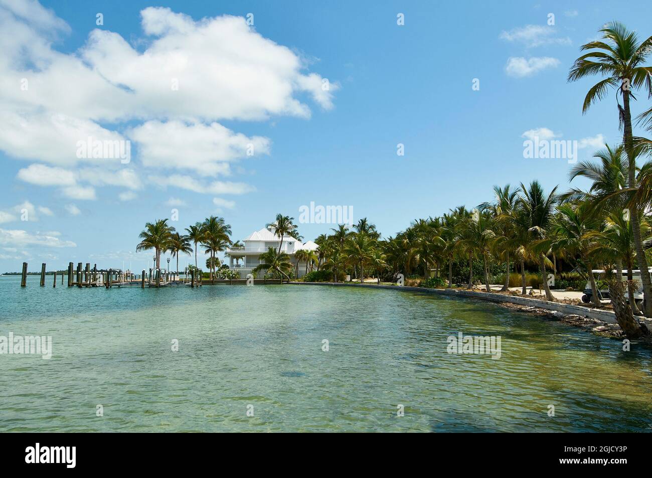 USA, Florida, Useppa Island. It was added to the U.S. Register of Historic Places in 1996. Stock Photo