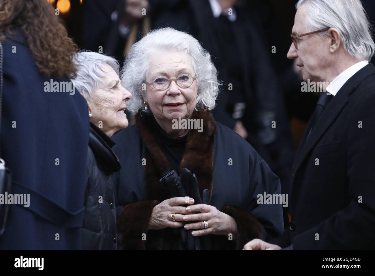 Prince Christina during the funeral of Dagmar von Arbin in the Oscars Church in central Stockholm, Sweden on Tuesday, February 4, 2020 Photo Patrik Osterberg / TT Kod 2857 Stock Photo