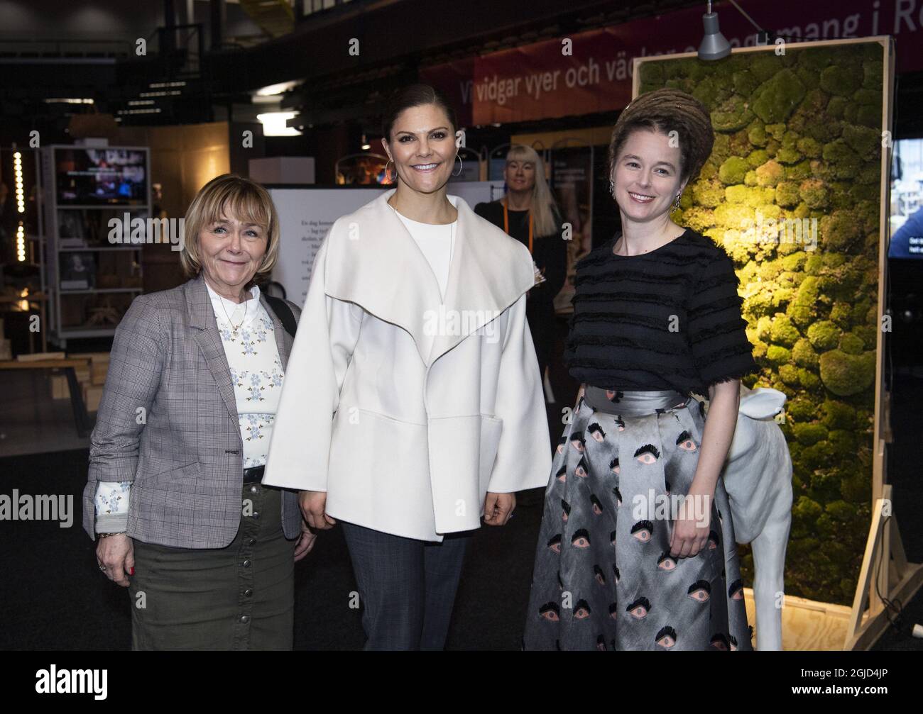 Crown Princess Victoria together with former Minister of Justice