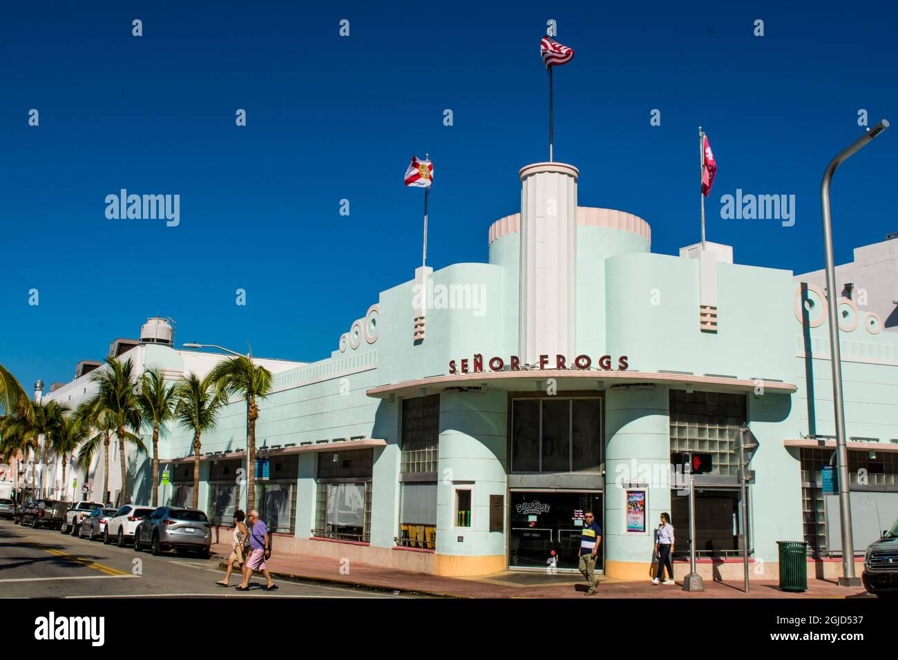 Art Deco architecture in South Beach, Miami, Florida Stock Photo Alamy