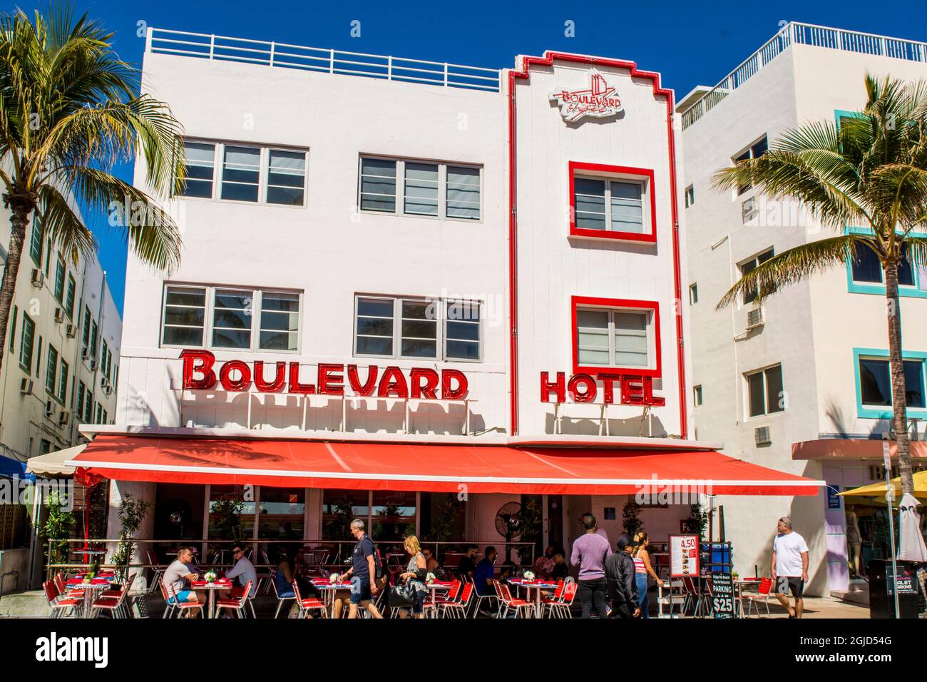 Art Deco architecture in South Beach, Miami, Florida Stock Photo Alamy