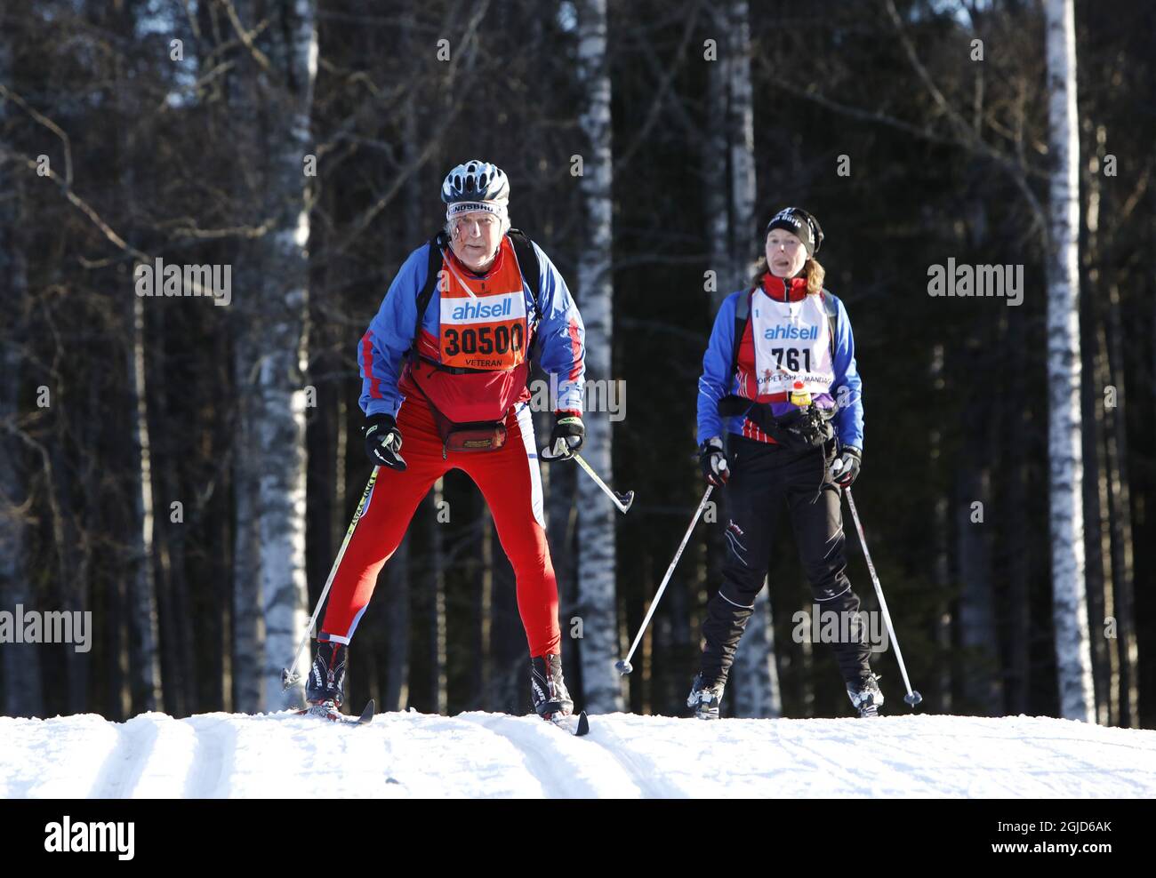 MORA 20200224 Vasalopp ski race veteran 86 year old Borje Karlsson