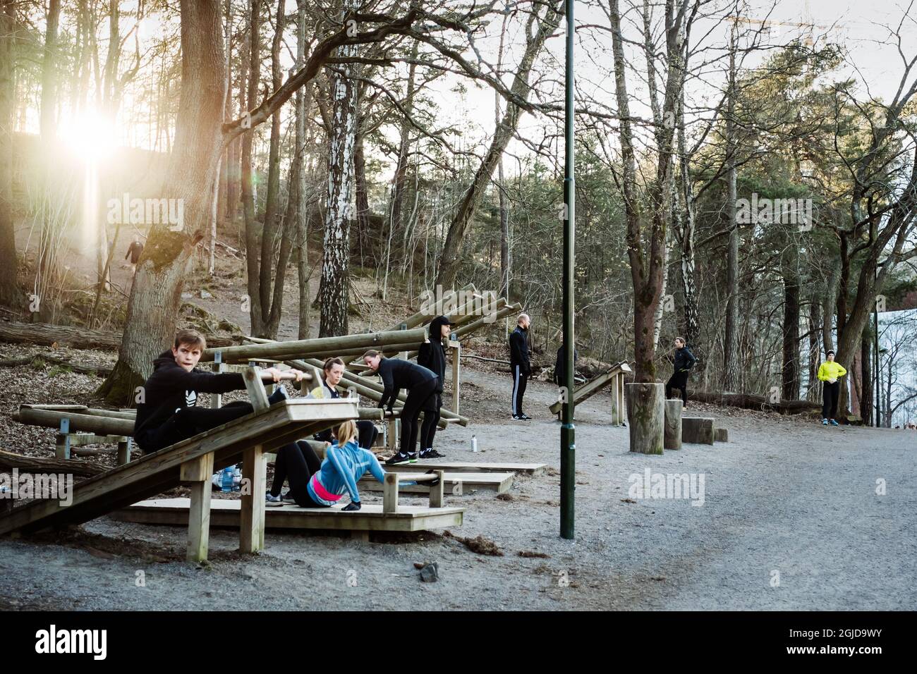 Sweden outdoor gym hi-res stock photography and images - Alamy