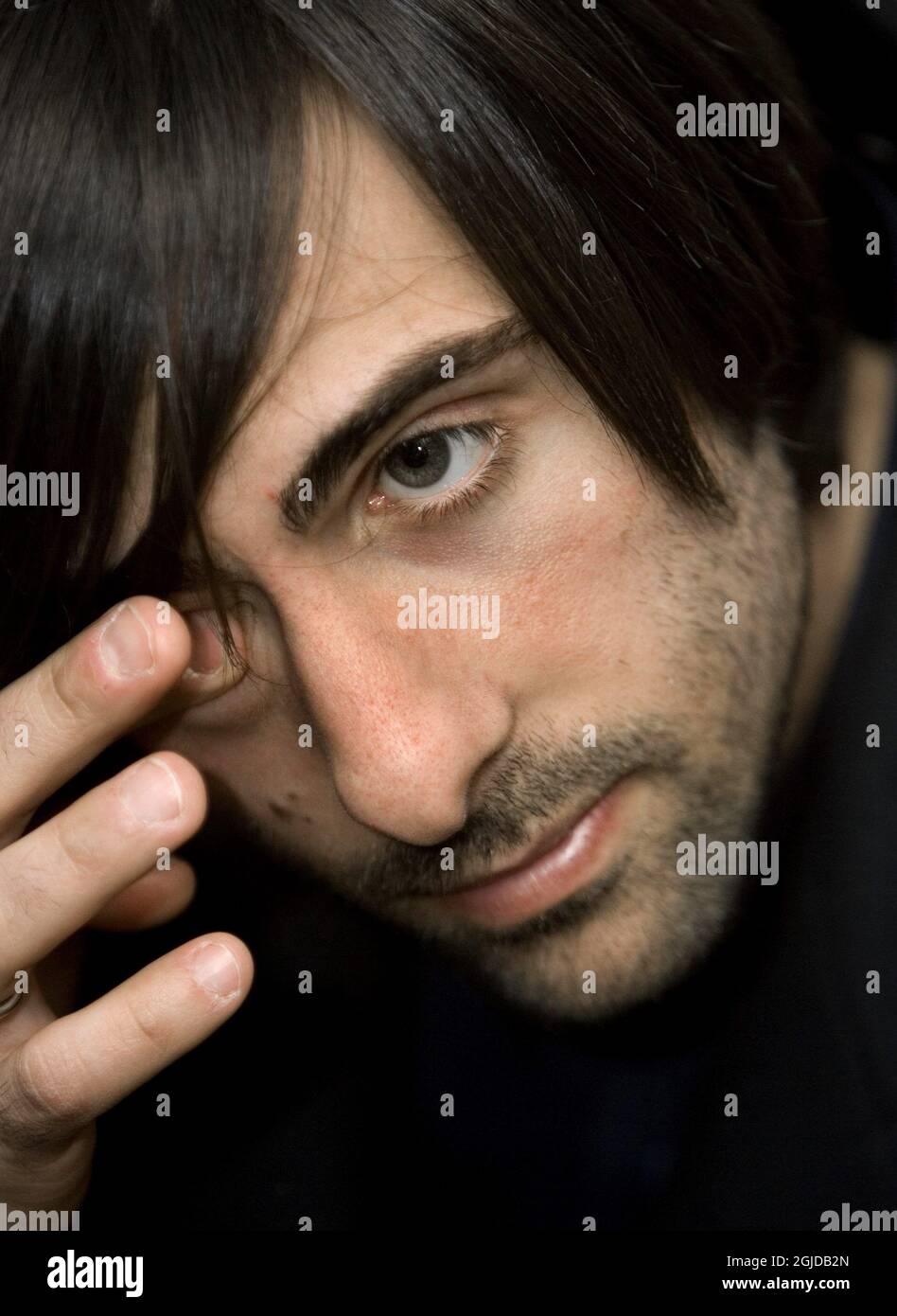 Actor Jason Schwartzman during a photocall at the Stockholm Film Festival to promote the film 'The Darjeeling Limited'. Stock Photo