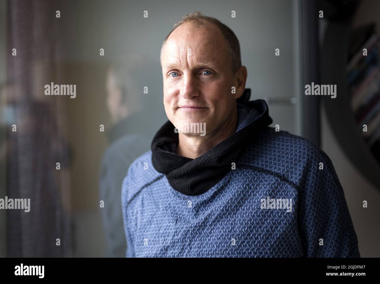 Woody Harrelson in Sweden shooting scenes for Ruben Ostlund's new film 'Triangle of Sadness' in Trollhattan, Sweden, July 03, 2020. Woody plays a severely alcoholic, Marxist naval captain. Photo: Thomas Johansson / TT / code 9200 Stock Photo