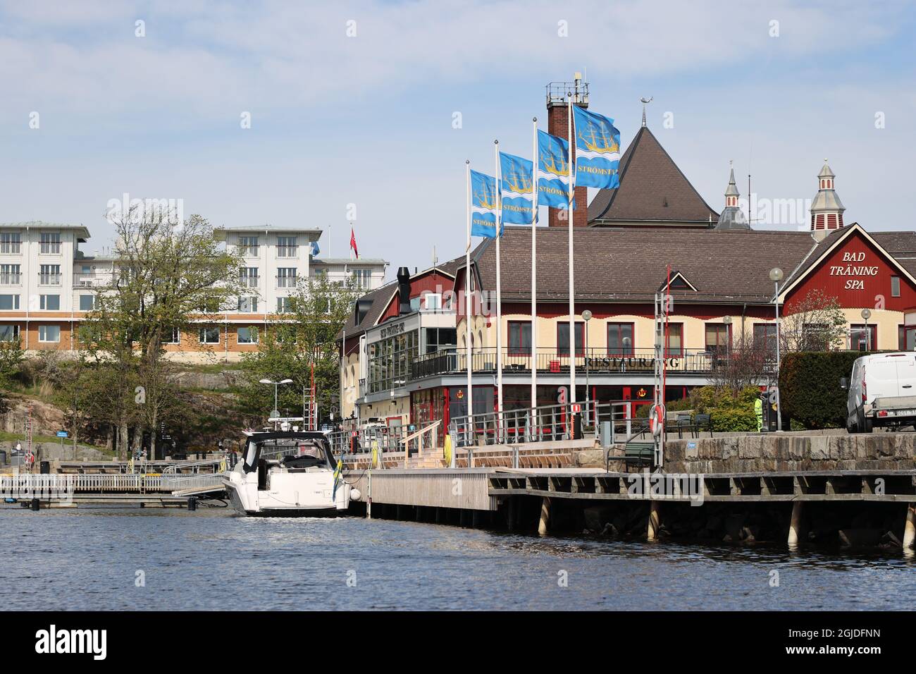 The guest harbour in Stromstad, Sweden. Photo: Adam Ihse / TT code 9200 ...