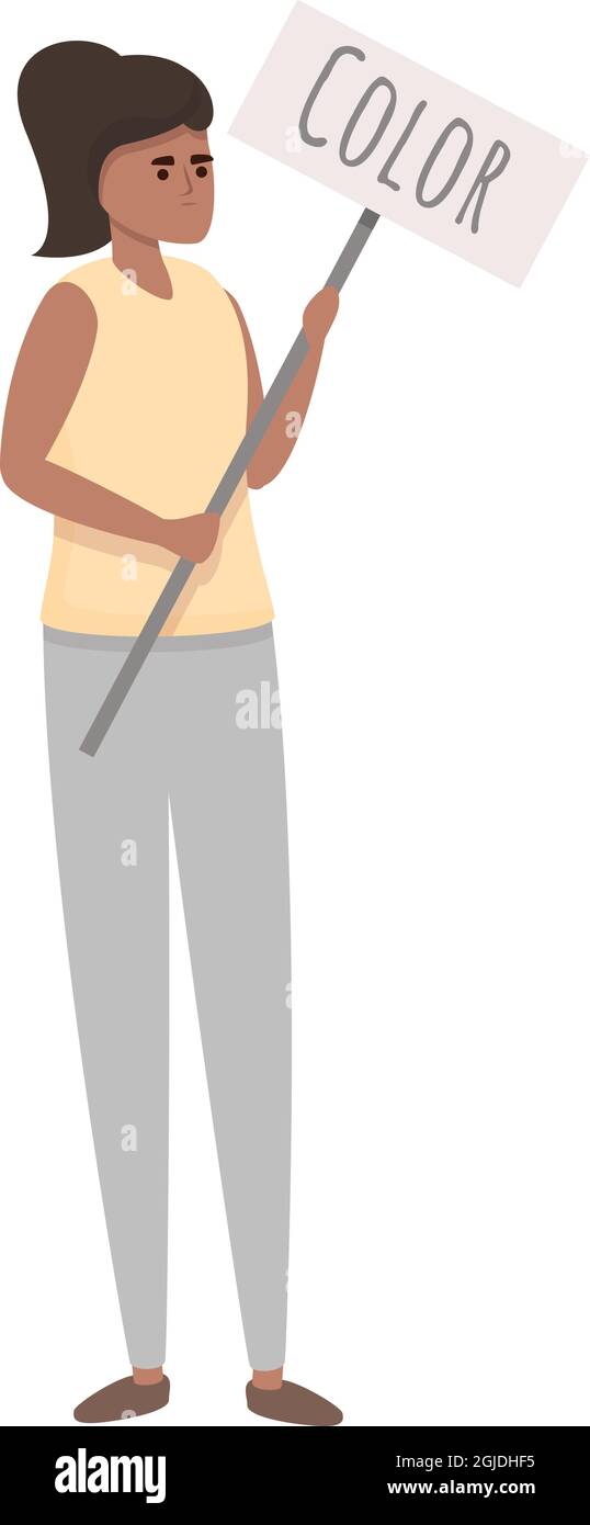 Color Skin Discrimination Icon Cartoon Vector Racism Protest Respect People Stock Vector Image Art Alamy