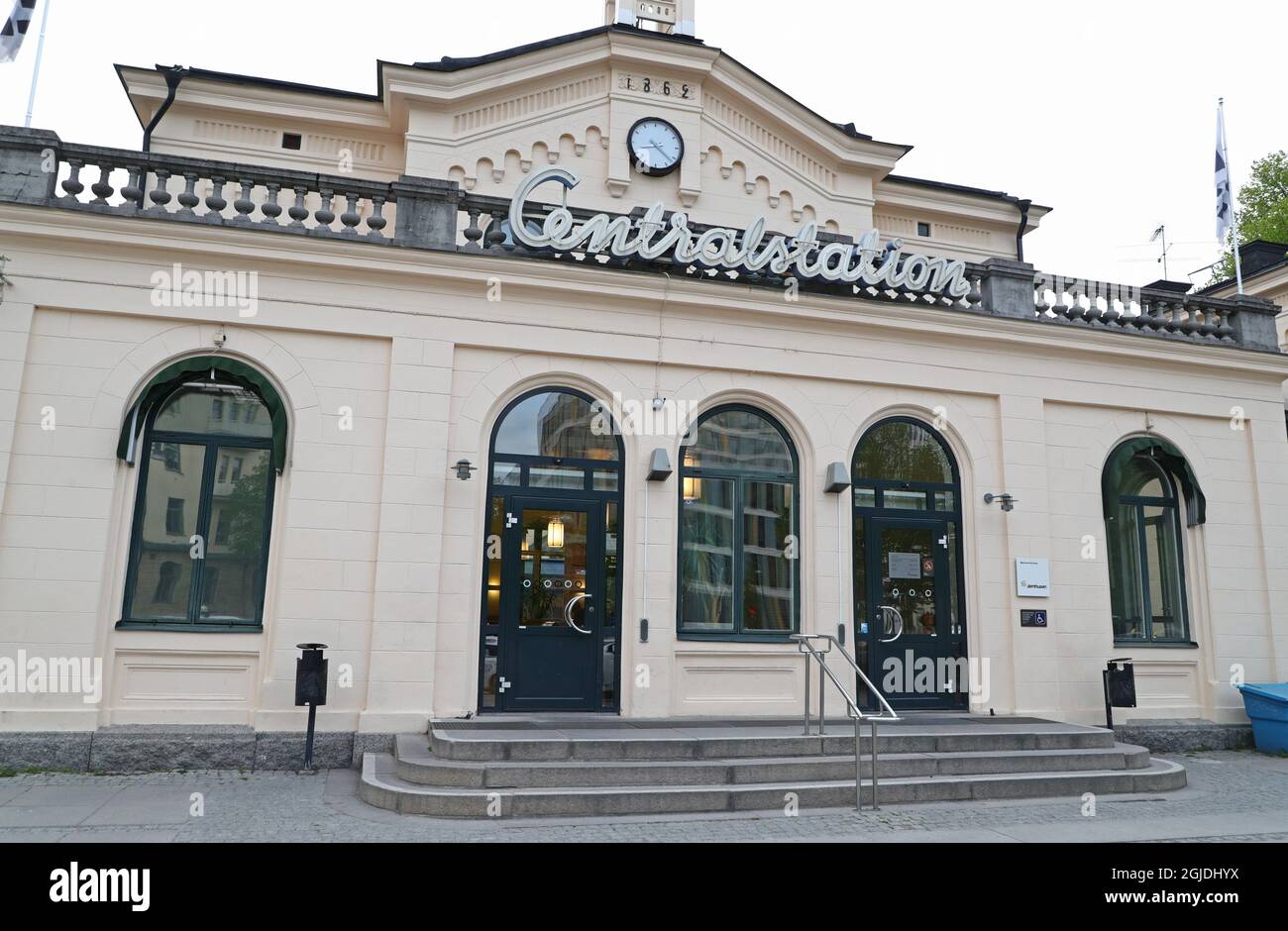 Centralstationen, the central railway station, in Orebro city, Sweden. Photo Jeppe Gustafsson / TT / code 71935  Stock Photo