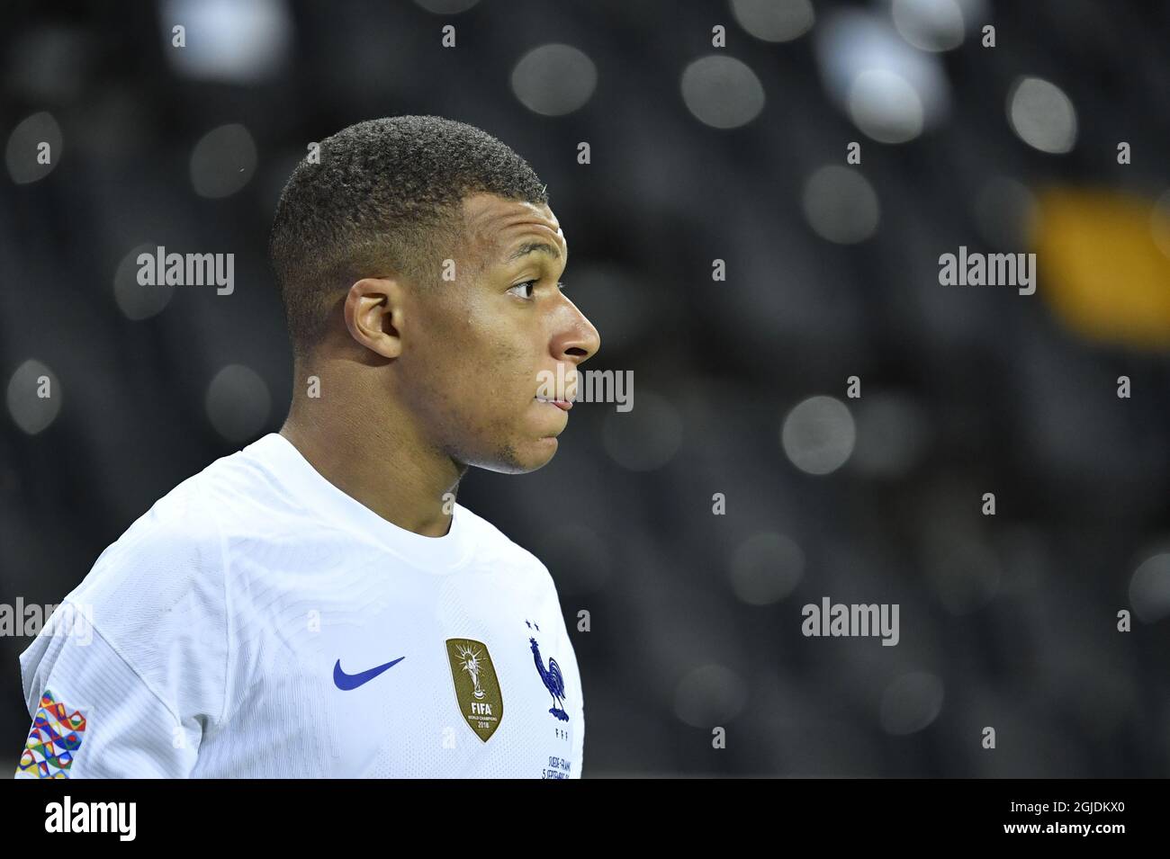 France´s Kylian Mbappé during the UEFA Nations League football match  between Sweden and France at Friends Arena in Stockholm, Sweden September  05, 2020. Photo: Jessica Gow / TT kod 10070 Stock Photo - Alamy