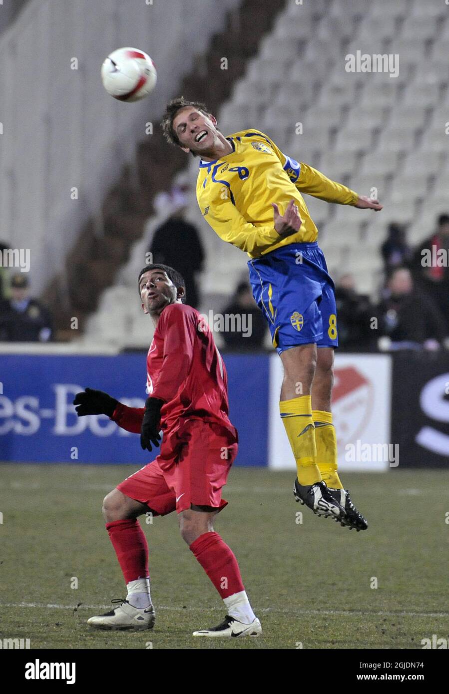 Friendly football match Turkey vs Sweden at Inono Stadium in Istanbul Turkey. Stock Photo