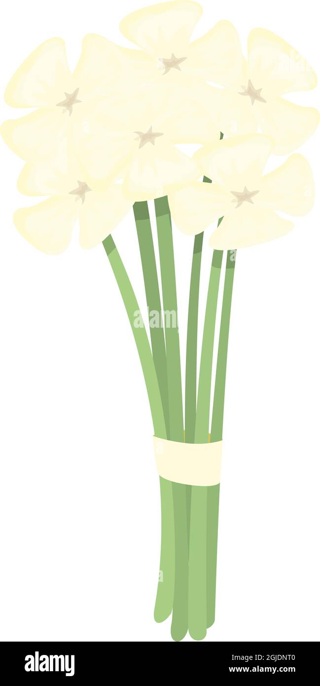Garden bouquet icon cartoon vector. Spring flower. Floral bunch Stock Vector