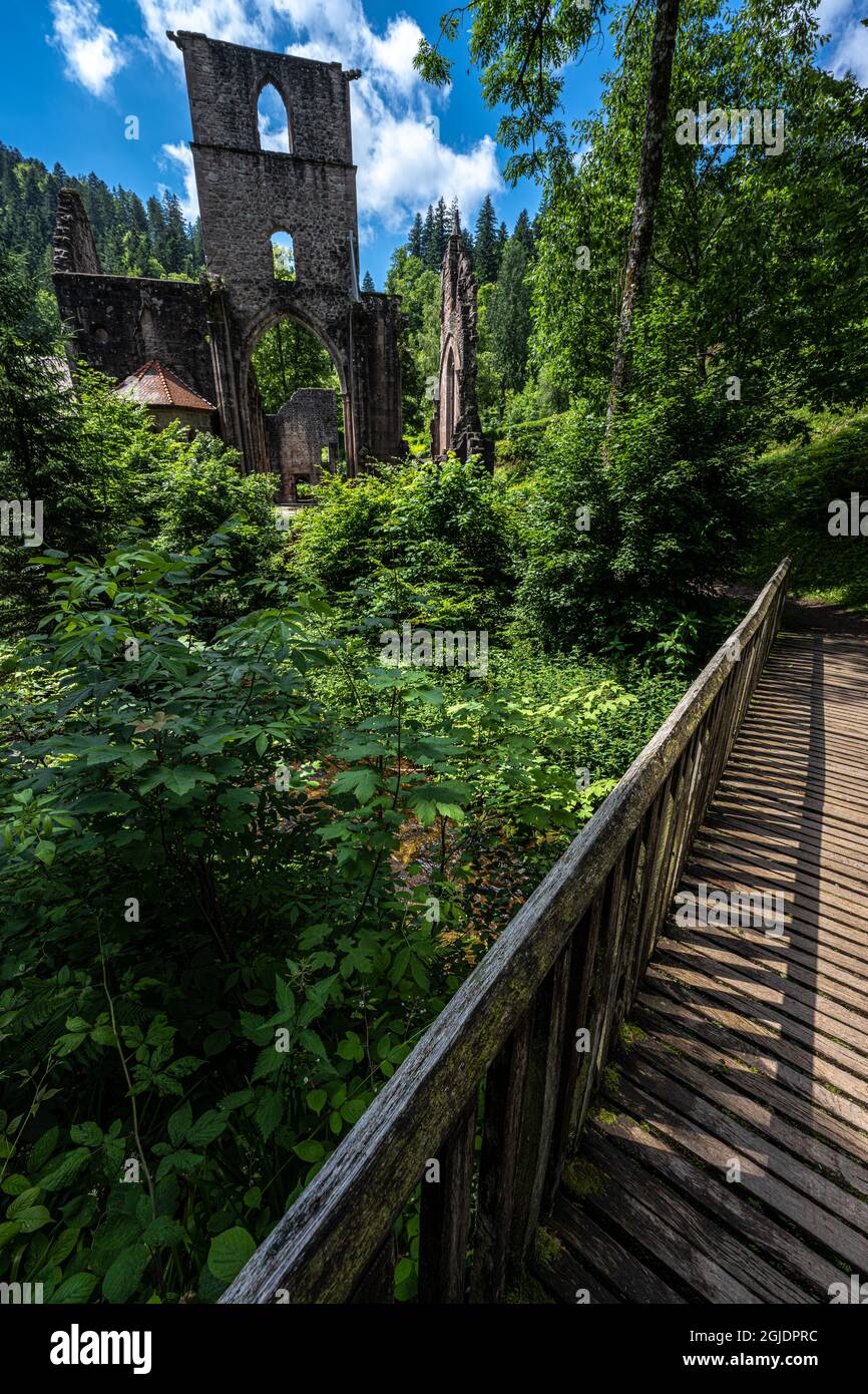 Allerheiligen Monastery Ruin, Black Forest, Germany Stock Photo - Alamy