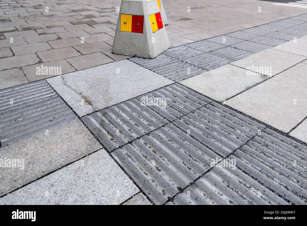 Tactile paving, tactile guideways for the visually impaired, blind ...